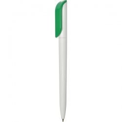 PR307-1 Ручка с поворотным механизмом бело-зеленая