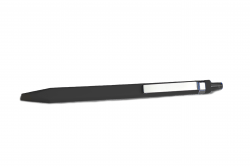 2101/08 Ручка матовая с металлическим клипом черная RADICAL