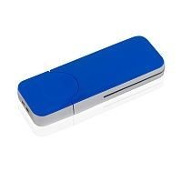 PL005 флешка пластиковая синяя 4GB