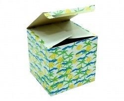 Коробка для кружки подарочная летние цветы